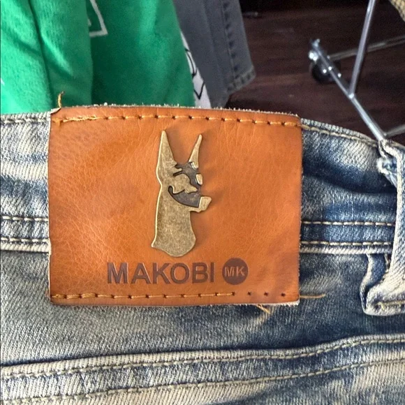 Vintage Distressed Camouflage Patchwork Flare Jeans - Picture 5 of 9